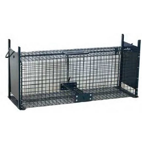 Cage  rats avec glissire, 1 entre, 49 x 22 x 23 cm - BOXTRAP